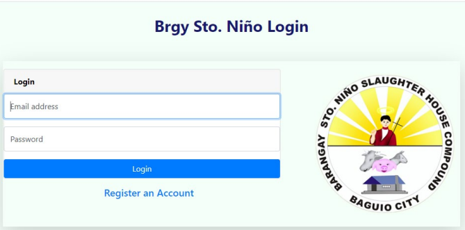 Barangay Santo Niño Online System